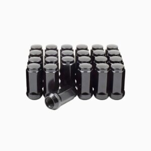 SET 24 TUERCAS 14X2 50MM NEGRAS